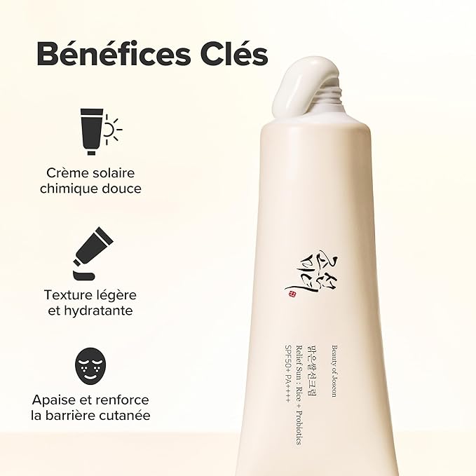 crème solaire coréenne SPF50, sunscreen visage, protection UV, skincare coréenne, glow skin SPF
