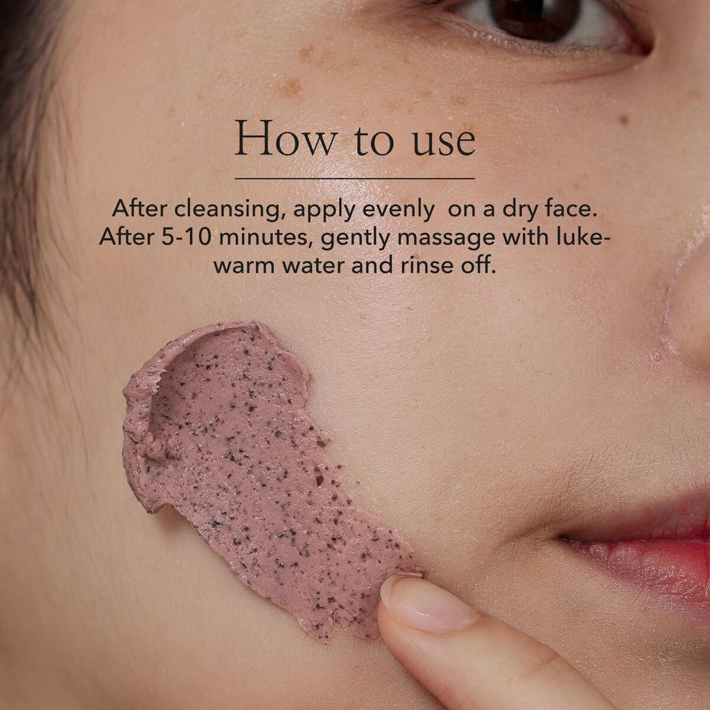 masque pores dilatés, masque argile coréen, peau grasse, exfoliation douce, skincare coréenne
